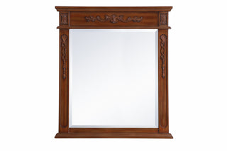 Wood frame mirror 32 inch x 36 inch in Teak