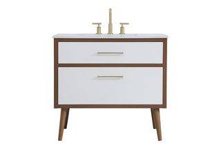 36 inch bathroom vanity in White