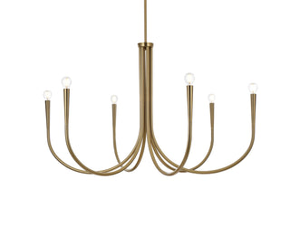 Layne 42 inch chandelier in Gold