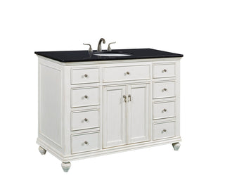 48 In. Single Bathroom Vanity Set In Antique White