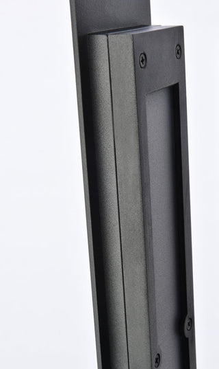 Raine Integrated LED wall sconce in black