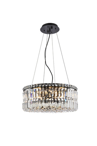 Maxime 20 inch black chandelier