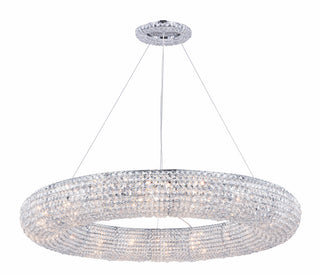 Paris 18 light Chrome Chandelier Clear Royal Cut Crystal