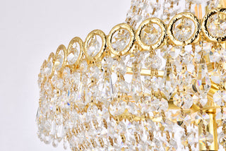 Century 12 light Gold Chandelier Clear Royal Cut Crystal