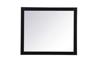 Aqua vanity mirror 42x36 inch in black