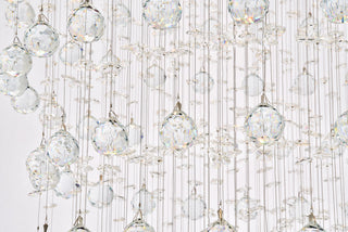 Galaxy 16 light Chrome Chandelier Clear Royal Cut Crystal