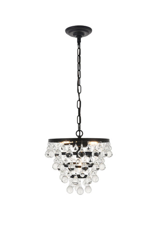 Kora 3 light Black Pendant