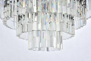 Sydney 33 light Matte Black Chandelier Clear Royal Cut Crystal