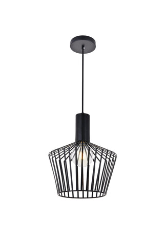 Ronnie 1 Light Black Pendant