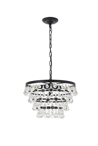 Kora 5 light Black Pendant