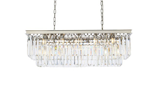 Sydney 12 light polished nickel Chandelier Clear Royal Cut Crystal