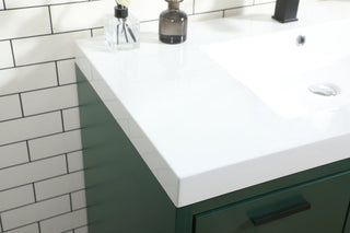 42 inch Single bathroom vanity in Green