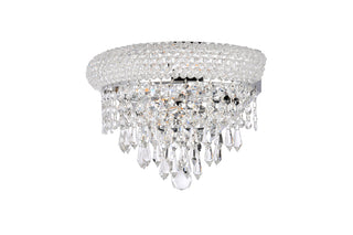 Primo 2 light Chrome Wall Sconce Clear Royal Cut Crystal