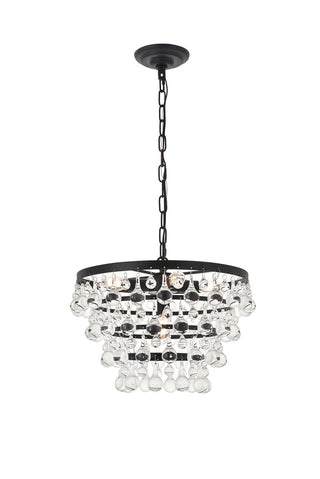 Kora 5 light Black Pendant