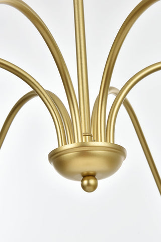 Rohan 60 inch chandelier in Brass