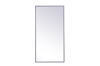 Metal frame rectangle mirror 36 inch x 72 inch in Blue