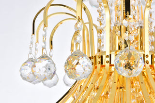 Toureg 15 light Gold Chandelier Clear Royal Cut Crystal