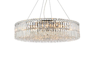 Maxime 18 light Chrome Chandelier Clear Royal Cut Crystal