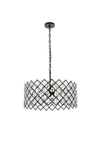 Lyla 21 inch pendant in black