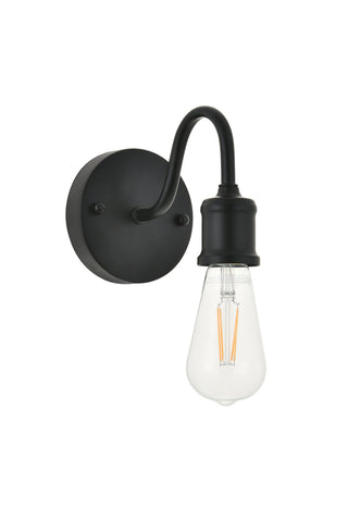 Serif 1 light black Wall Sconce