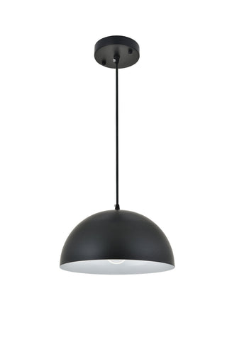 Forte 1 light black Pendant