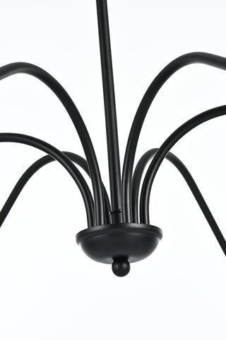 Rohan 54 inch chandelier in Matte Black