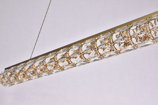 Valetta 48 inch LED linear pendant in gold