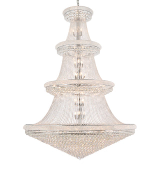 Primo 66 light Chrome Chandelier Clear Royal Cut Crystal