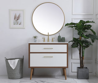 36 inch bathroom vanity in White