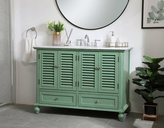 48 inch Single Bathroom Vanity in Vintage Mint