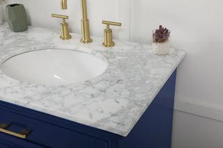 72 inch double bathroom vanity in blue