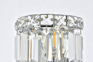 Maxime 2 light Chrome Wall Sconce Clear Royal Cut Crystal