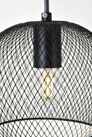 Keller 1 Light Black Pendant