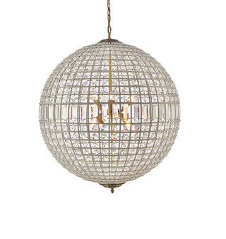 Olivia 8 light French Gold Chandelier Clear Royal Cut Crystal