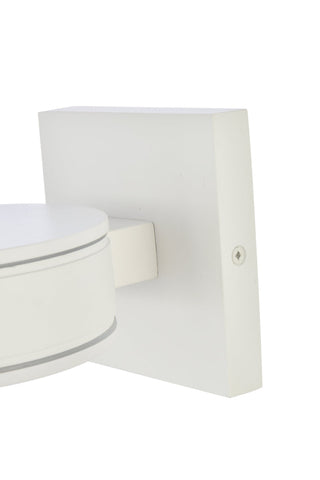 Raine Integrated LED wall sconce in white