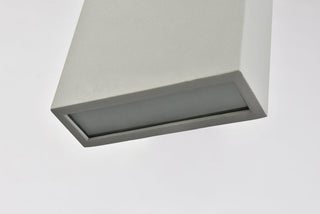 Raine Integrated LED wall sconce  in silver