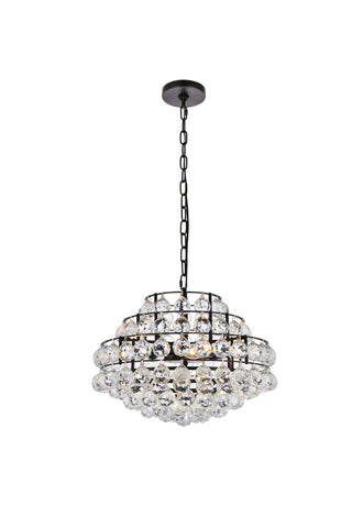 Savannah 18 inch pendant in black