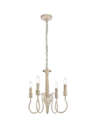 Flynx 4 lights pendant in weathered dove