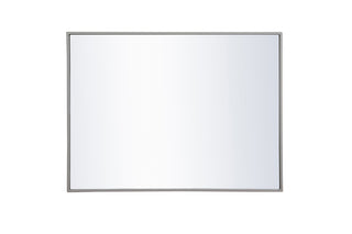 Metal frame rectangle mirror 24x 32 inch in Grey