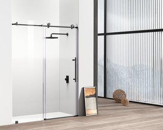 Frameless shower door 60 x 76 Matte Black