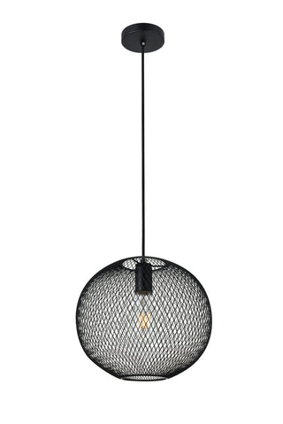 Keller 1 Light Black Pendant