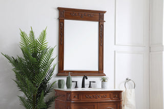 Wood frame mirror 28 inch x 36 inch in Teak