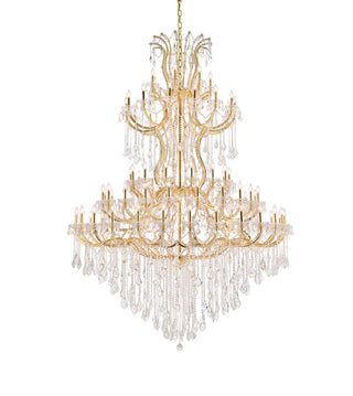 Maria Theresa 84 light Gold Chandelier Clear Royal Cut Crystal