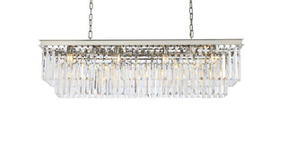 Sydney 12 light polished nickel Chandelier Clear Royal Cut Crystal