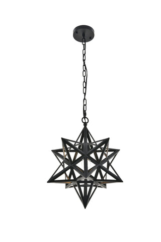 Nocturne 1 light black Pendant