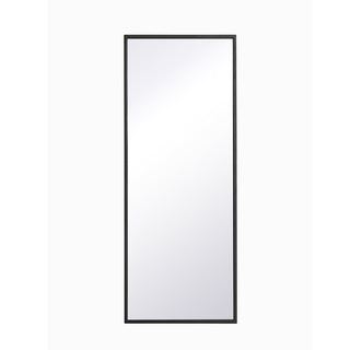 Metal frame rectangle mirror 14 inch in Black