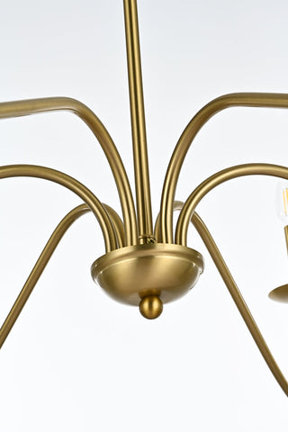 Rohan 36 inch chandelier in Satin Gold