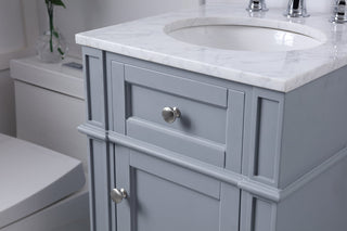 18 in. Single Bathroom Vanity set in grey