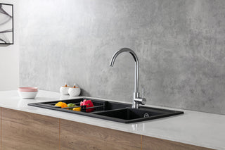 Finn Single Handle Kitchen Faucet in Chrome