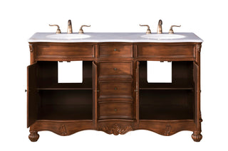 60 In. Double Bathroom Vanity